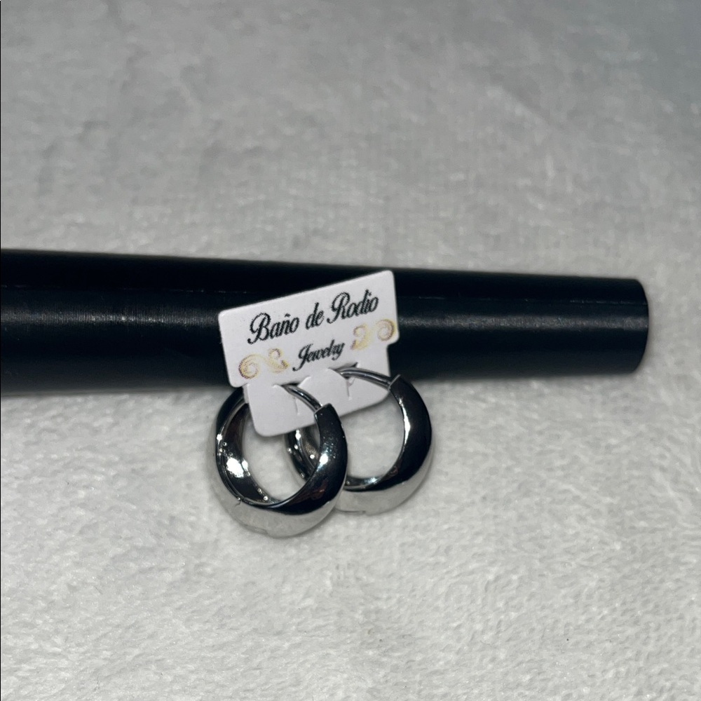 Silver Hoop Earrings